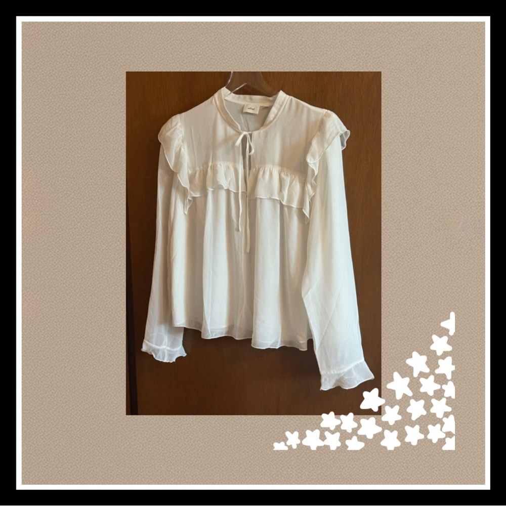 Aritzia Botanical blouse. Size Medium.